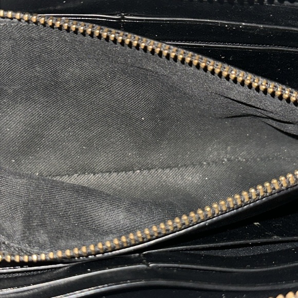 COACH Black Leather Wallet.zip around - Picture 9 of 14